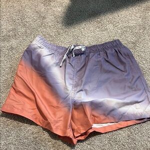 Bench Orange and Purple Swim Trunks
